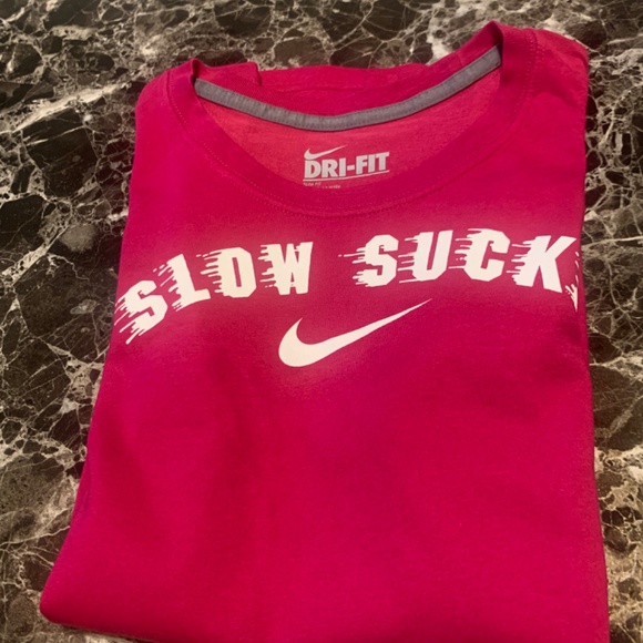 NIKE SLIM FIT DRI-FIT SLOW SUCKS TEE SZ S - Picture 5 of 6